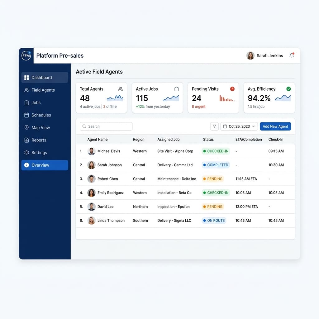 Finch Axis Dashboard Preview